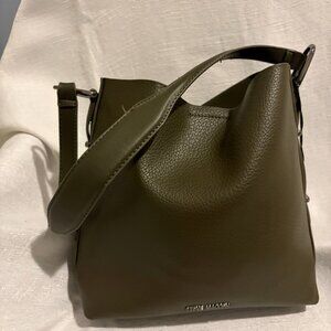 Steve Madden Shoulder Bag - Olive Green with removal strap